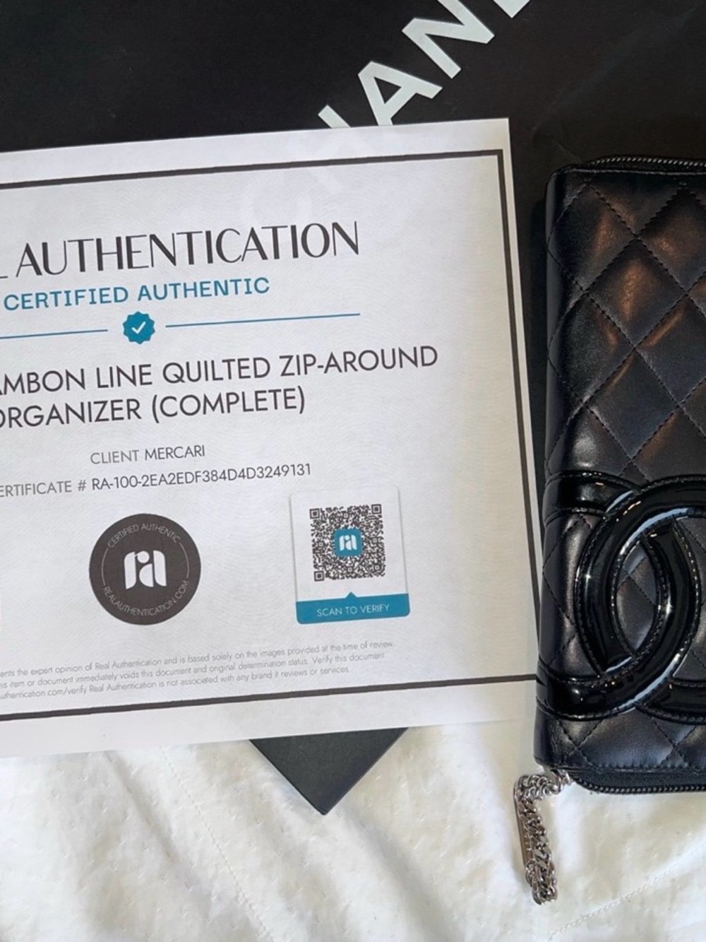 CHANEL Cambon Quilted Zip-Around Organizer/Wallet - Picture 11 of 11